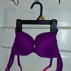 Vibrant Purple Women's Lace Bra